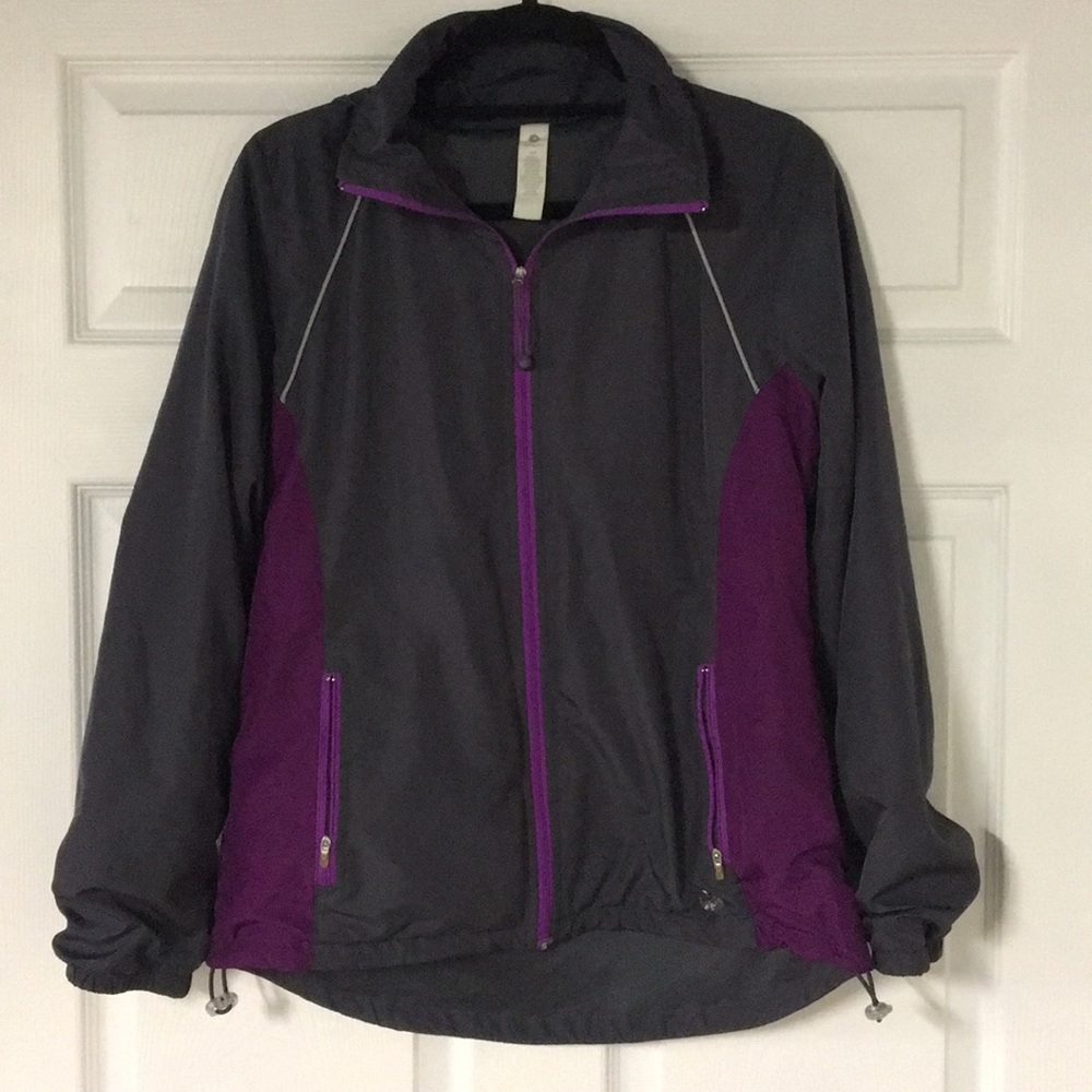 Arie Fit zip-up Rain/Runner's Jacket w/ Hood - Med